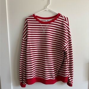 Striped crewneck